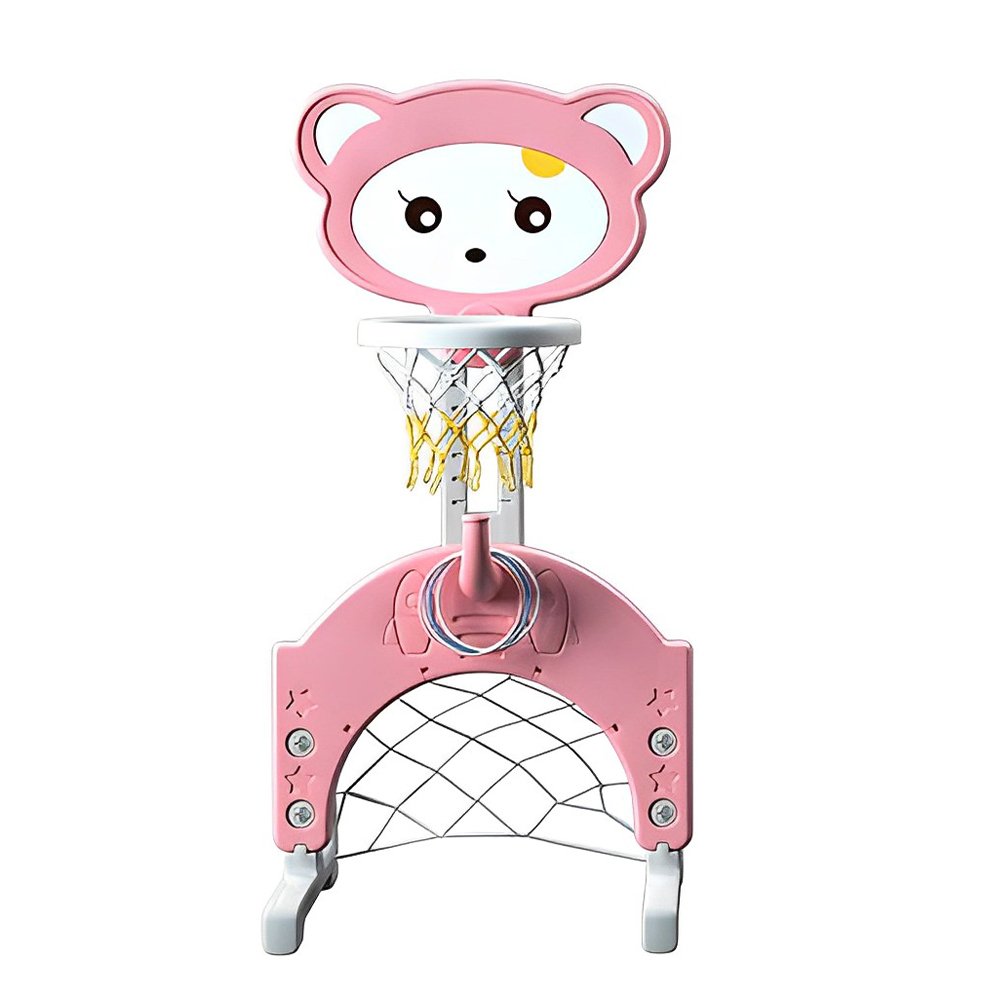 3in1 Toddler Basketball Hoop, Adjustable Height Basketball Hoop with