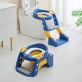 thumbnail image 1 of 3-in-1 Toddler Potty Training Seat – Adjustable Height Toilet Chair with Step Stool & Urinal, Non-Slip Base, Soft Cushioned & Foldable – Easy Transition from Diapers, Sturdy & Safe for Boys & Girls, 1 of 10