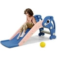 3 in 1 Toddler Slide, Baby Plastic Slide Climber Playset with