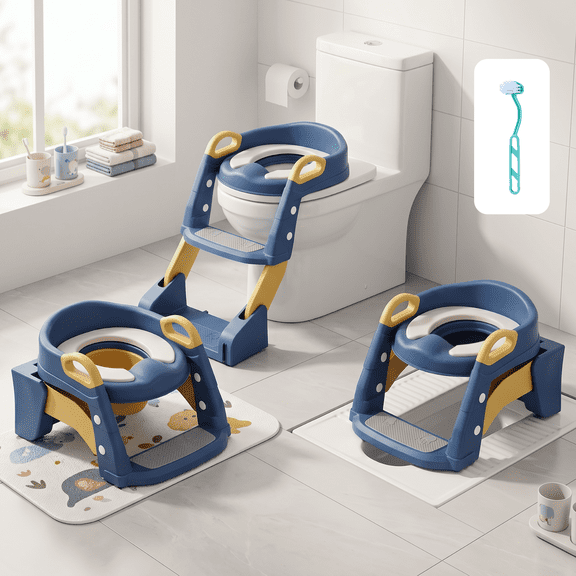 3 in 1 Toilet Potty Training Seat With Step Stool Ladder
