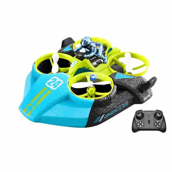 3 in 1 Transformable RC Drone Hovercraft Amphibious Vehicle 2.4G Remote Control Adult Age 14+