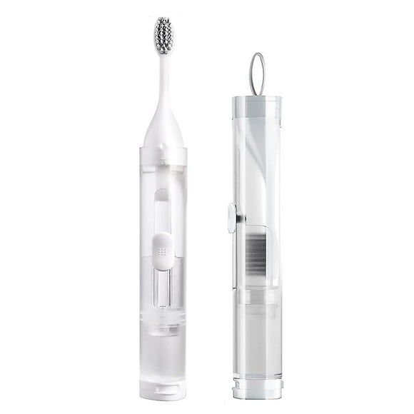 3-in-1 Travel Toothbrush with Built-in Toothpaste Dispenser - Ergonomic Design, Soft Bristles, and Travel-Friendly Cap - Perfect for On-the-Go Oral Care and Daily Hygiene Routine