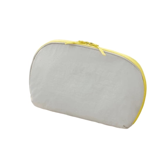 3-in-1 Travel Underwear Storage Bag Waterproof Portable Divided Organizer Luggage Packing Pouch Blue Twill Fabric