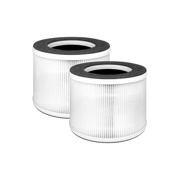 3-in-1 True HEPA Carbon Filter Replacement For Silentnight Air Purifier 42269, 2 Packs