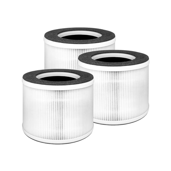 3-in-1 True HEPA Carbon Filter Replacement For Silentnight Air Purifier 42269, 3 Packs