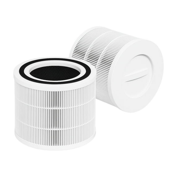 3-in-1 True HEPA Replacement Filter Compatible with Core 300 Air Purifier P350 Core 300-RF, 2 Packs
