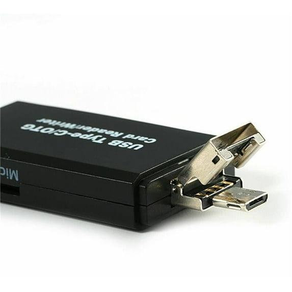 3-in-1 Type C Micro USB & USB OTG Adapter SD TF Card Reader