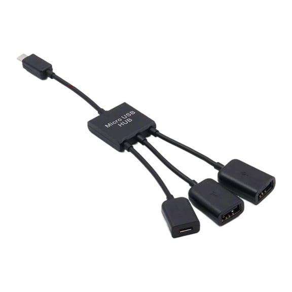 3-in-1 USB C Hub Adapter, USB C to 3 Port USB 3.0 High-Speed Data Hub Splitter, Portable Expansion