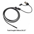 thumbnail image 1 of 3-in-1 USB Endoscope, Type-C Borescope 7mm Inspection Snake Camera, HD IP67 with 6 Adjustable LEDs, Compatible with Android PC, for Underwater Gaps Holes Inspection, 1 of 1