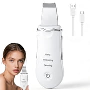 YEVYO Skin Scrubber Face Spatula, Ultrasonic Skin Scrubber for Deep Cleansing and Blackhead Removal, Facial Spatula, Pore Cleaner at Home and Travel