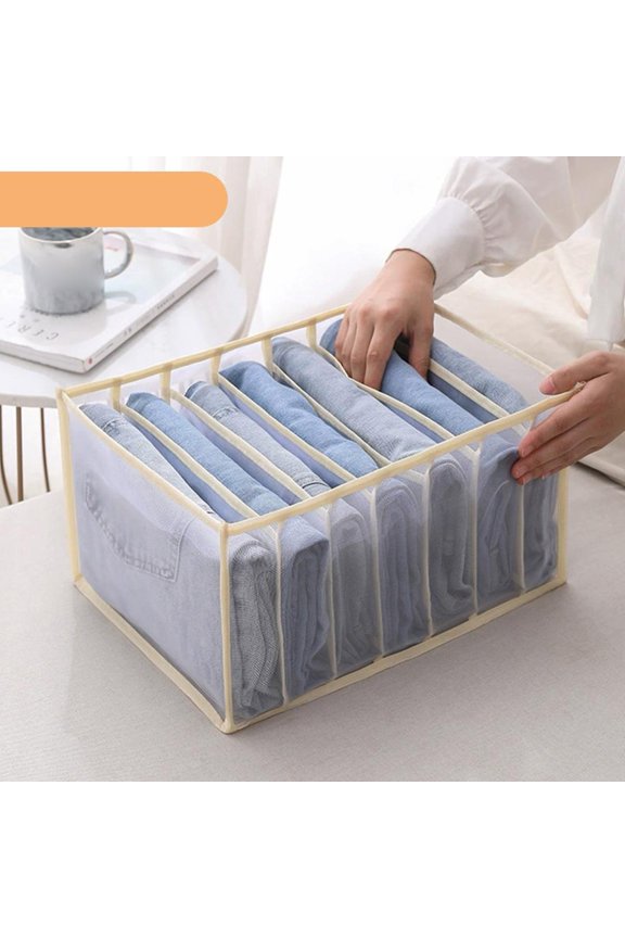 3-in-1 Underwear Organizer Bag - 7 Compartments, Nylon Mesh, Multiple Colors - Store Bras, Socks, and Underwear Efficiently