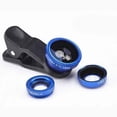 thumbnail image 1 of 3-in-1 Universal Clip on Smartphone Camera Lens - 6 Colors, 1 of 7