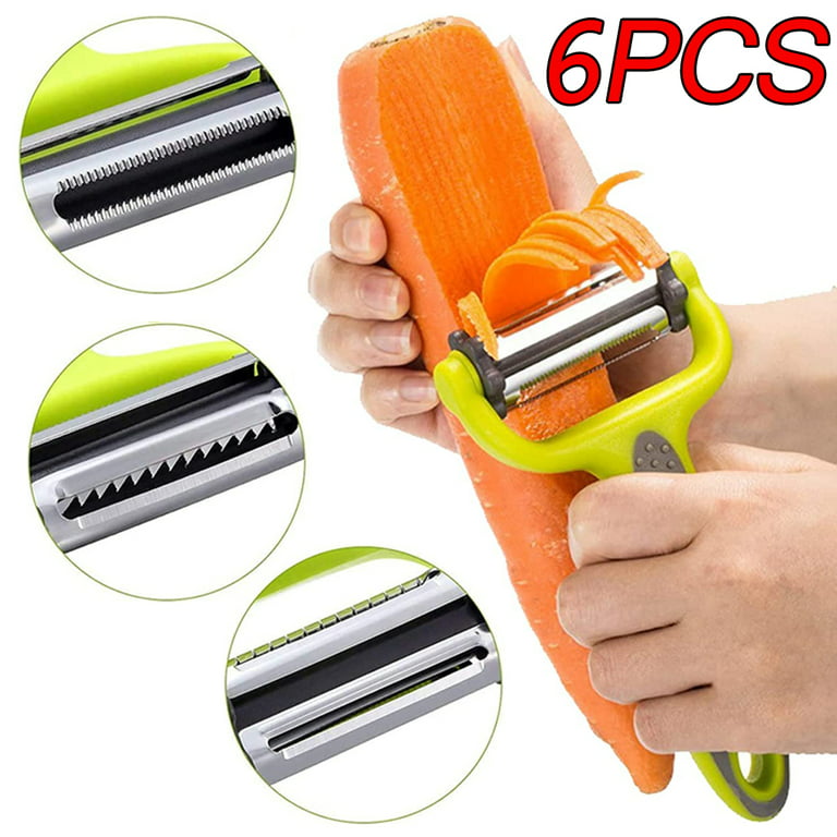 3pcs/set 304 Stainless Steel Peelers With Dual Blades (peeler, Julienne,  Corer, Slicer), Multi-functional Kitchen Tools For Home, Travel, Camping  Vegetable & Fruit Cleaning