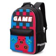 thumbnail image 1 of Video Game Backpack for Children Teen Boys, Boys Gamer Backpack Set - Big 17 inch School Bookbag for Middle Elementary College, 1 of 7
