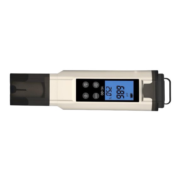 3 in 1 Water Quality Tester pH ORP Temperature Meter with ATC for Aquaculture Hydroponics Swimming Pool Drinking White
