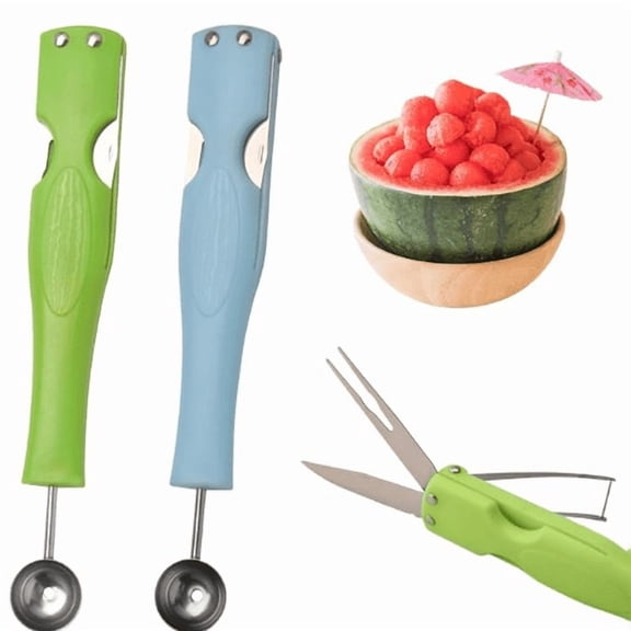 3 in 1 Watermelon Cutter Slicer Tool - Foldable Watermelon Slicer