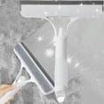 thumbnail image 1 of 3-in-1 Window Cleaner Tool with Sprayer & Scraper - Streak-Free Squeegee for Glass, Tile, and Floors, 1 of 6