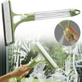 thumbnail image 1 of 3-in-1 Window Squeegee with Spray Bottle, 12.6-Inch Window Cleaner for Glass Car Windows Home Kitchen, Streak-Free Cleaning Tool for Glass Shower Doors Mirrors, Heavy Duty Window Scrubber, 1 of 4