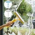 thumbnail image 1 of 3-in-1 Window Squeegee with Spray Bottle, Double-Sided Glass Cleaning Tool with Microfiber Scrubber and Blade, Multi-Purpose Household Scraper for Shower Doors, Mirrors & Car Windshields, 1 of 8