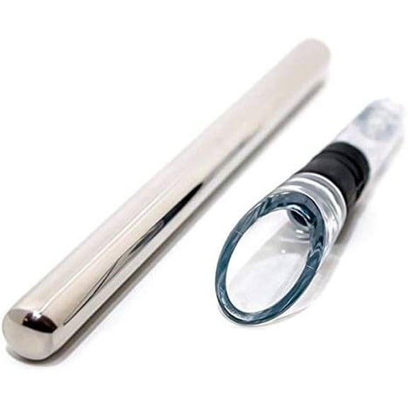 3-in-1 Wine Chiller Stick - Stainless Steel Bottle Cooler - Freezer Stick - Aerator & Pourer Decanter - 3 Bottle Capacity