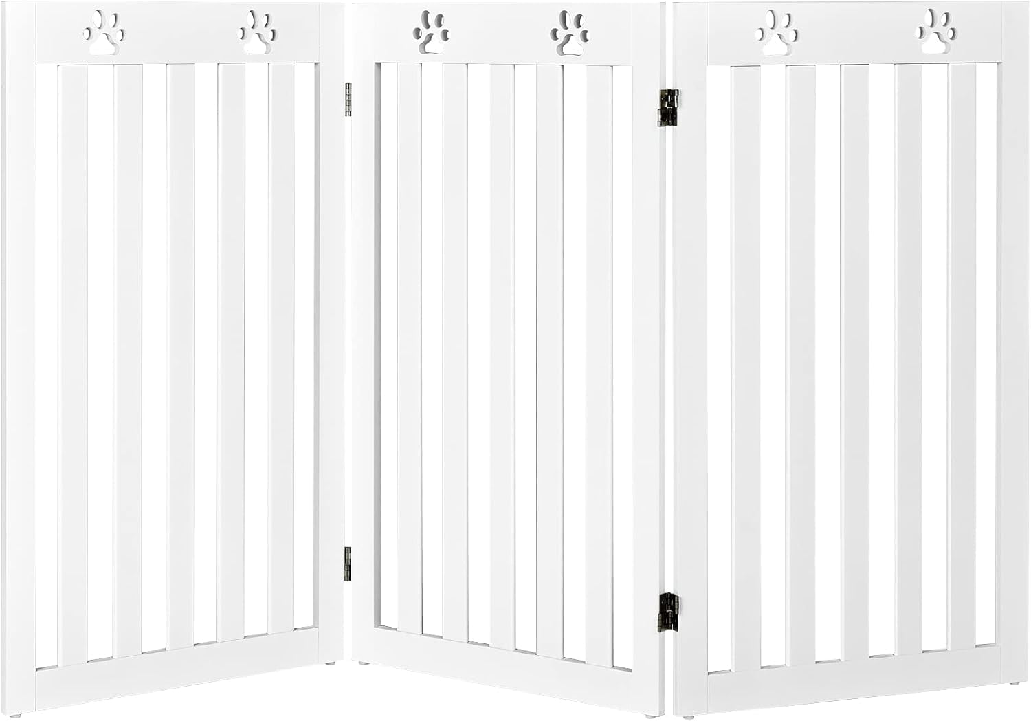 Large Indoor Outdoor Foldable Dog Pet Gate 8 Fence Panel Playpen Kennel 32 Inch Tall Heavy Duty main image 1