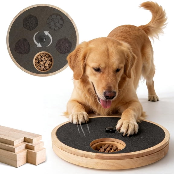 3‑in‑1 dog nail scratch board – treat dispenser, adjustable, for grinding/slow feeding/treat hiding. Stress‑free grooming, puzzle toy.