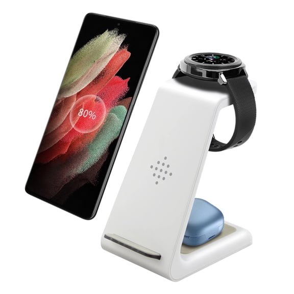 3-in-1 stand Wireless charger Suitable support Wireless Fast charge mobile phone black