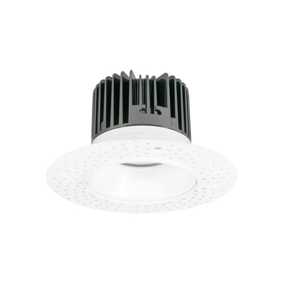 3 in. 15W 5CCT 90CRI LED Round Trimless Recessed Downlight with Mud-in Flange & Remote Driver, White