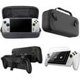 thumbnail image 1 of 3 in 1Carrying case Set for ROG Xbox Ally X/ROG Xbox Ally, PU Waterproof Carrying case*1+Transparent silicone cover*1+Protective Film*2 (Black), 1 of 9