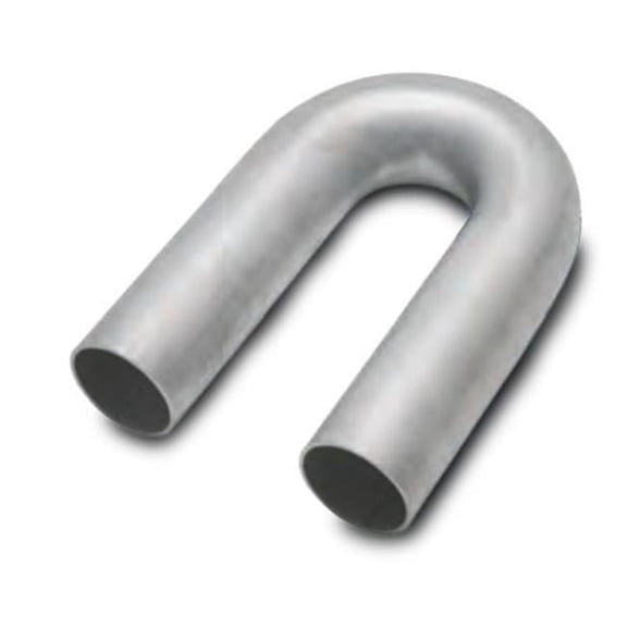 3 in. 321 Stainless Steel 16 Gauge Wall 180 deg Mandrel Bend, Silver