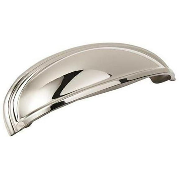 3 in. & 4 in. Center to Center Ashby Cup Pull, Bright Nickel