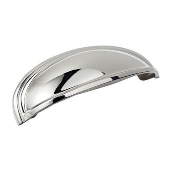 3 in. & 4 in. Cup Pull - Polished Nickel