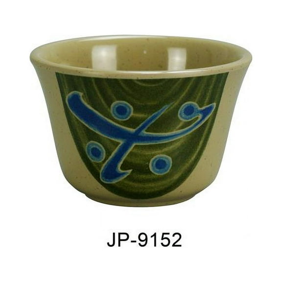 3 in. 6 oz Japanese Tea Cup - Melamine, Multi Color - Pack of 48