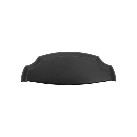3 in. 96 mm Center-Center Style Cup, Cabinet & Drawers Pull for Kitchen Hardware, Matte Black