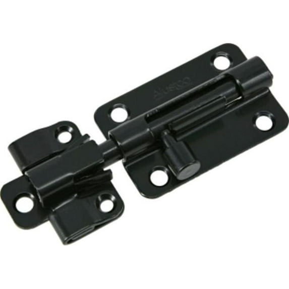 3 in. Ajustlock Barrel Bolt, Black