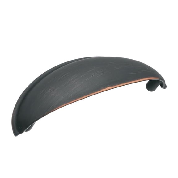 3 in. Allison Cup Pull, Oil Rubbed Bronze