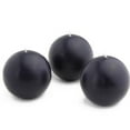 thumbnail image 1 of 3 in. Ball Candles, Black - 6 Piece per Box, 1 of 1