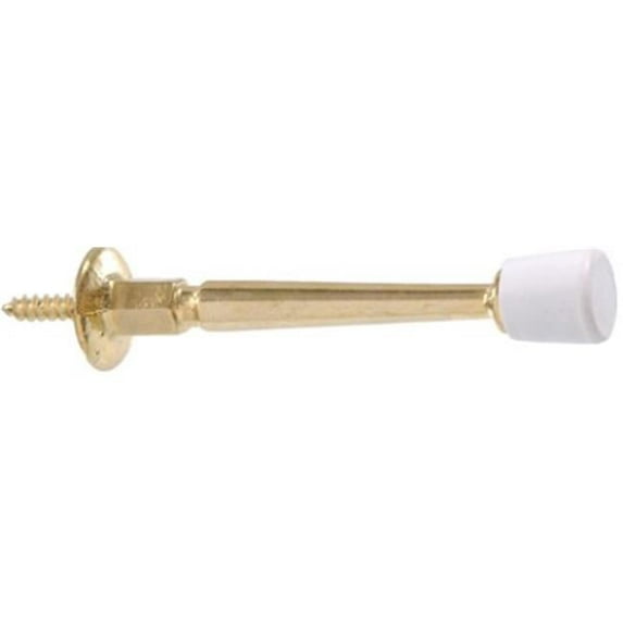 3 in. Brass Plated Utility Rigid Door Stop