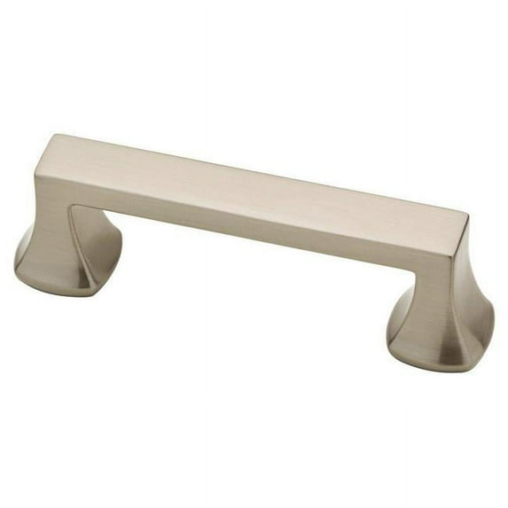 3 in. Center to Center Drawer Cabinet Pull, Brushed Nickel