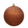 thumbnail image 1 of 3 in. Copper Glitter Drilled Christmas Ornament Ball - 12 per Bag, 1 of 1
