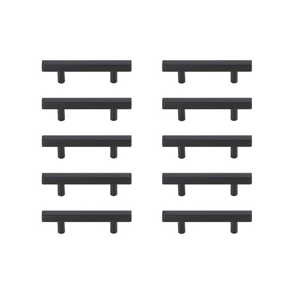 3 in. Dior Multipack Center To Center Bar Pull, Matte Black - Pack of 10