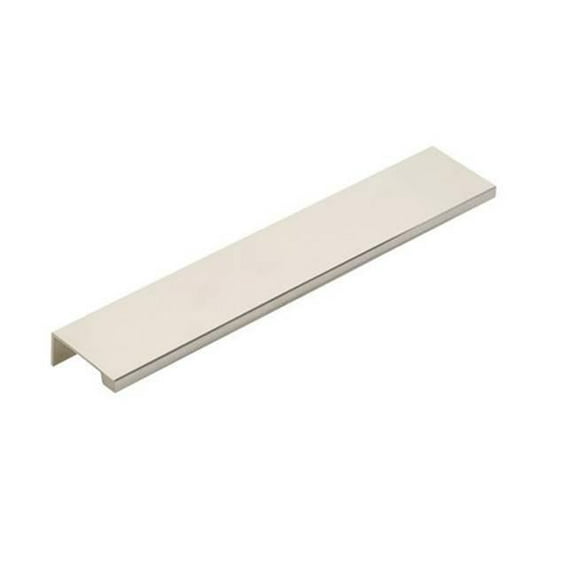 3 in. Edge Center To Center Finger Cabinet Edge Pull, Polished Nickel