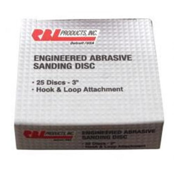 3 in. Engineered Abrasive No.2500 25-Box