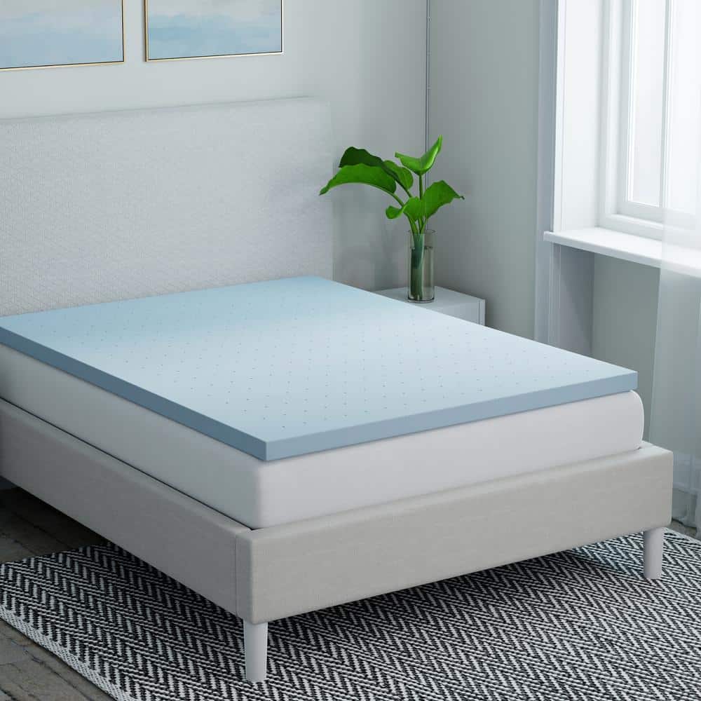 3 in. Gel Infused Memory Foam Queen Mattress Topper