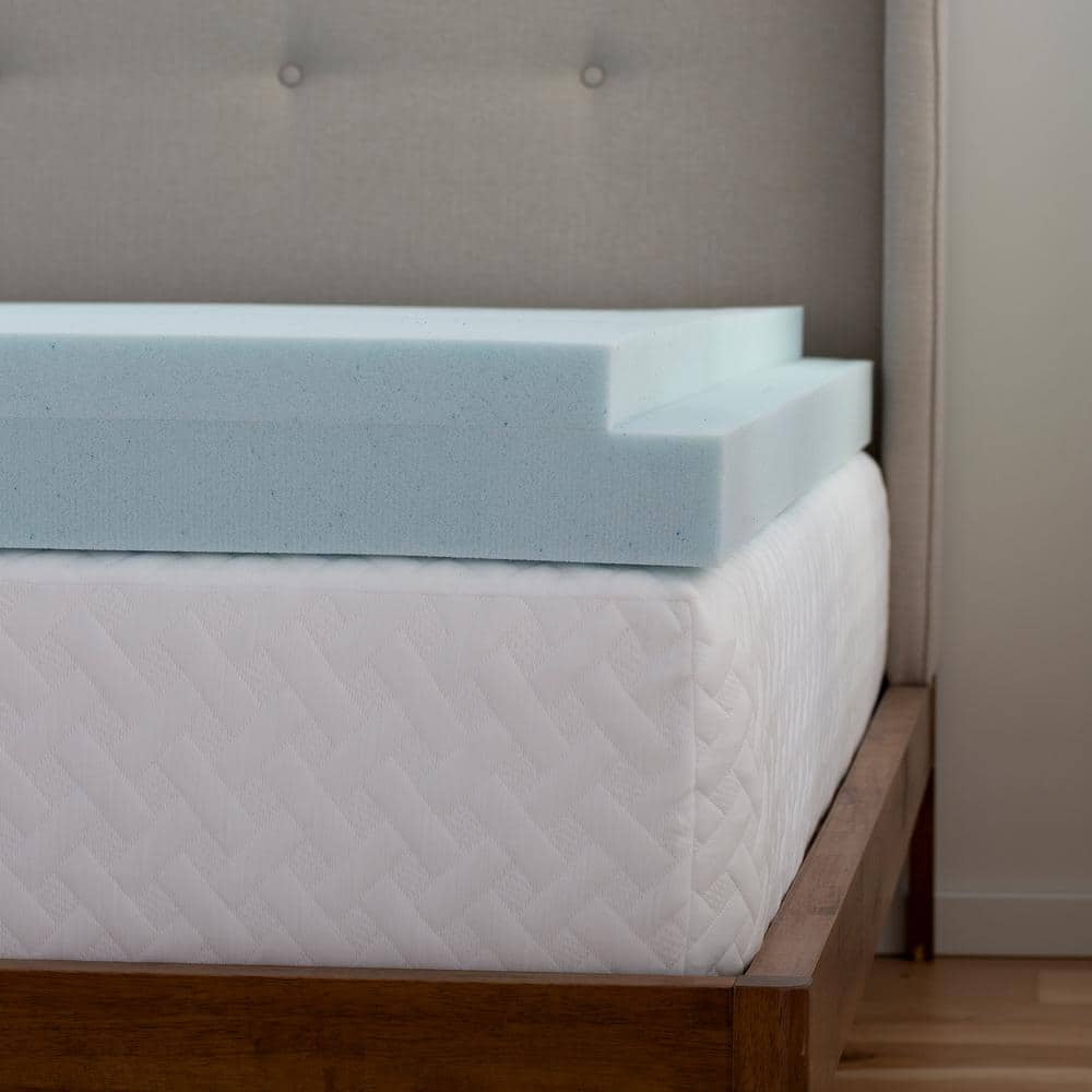 3 in. King Gel Memory Foam Mattress Topper
