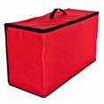 thumbnail image 1 of 3 in. Large Red Ornament Storage Tub, 1 of 1