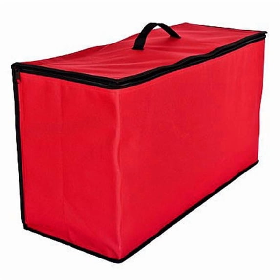 3 in. Large Red Ornament Storage Tub