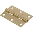 thumbnail image 1 of 3 in. Light Narrow Hinge with Removable Pin, Brass Plated, 1 of 1