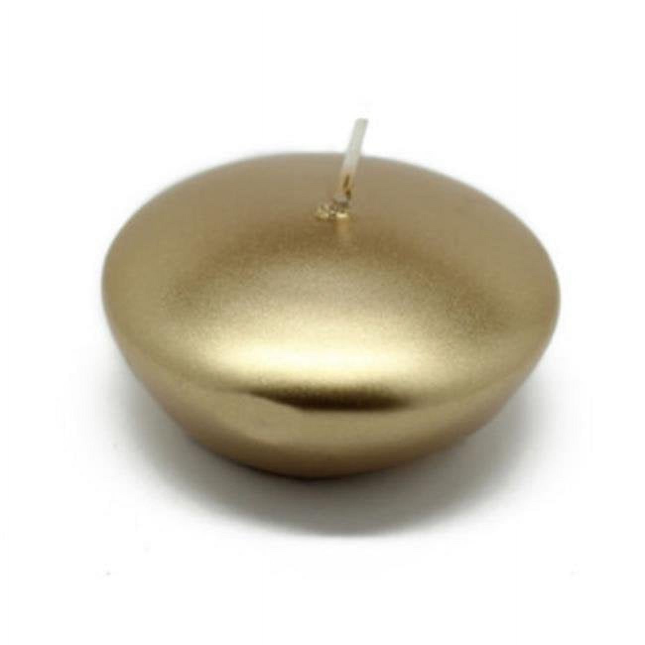 3 in. Metallic Gold Floating Candles 12pcBox