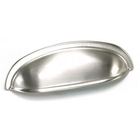 3 in. Nantucket Cup Pull - Satin Pewter